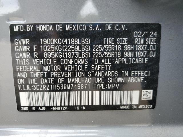 2024 HONDA HR-V SPORT #3284095533