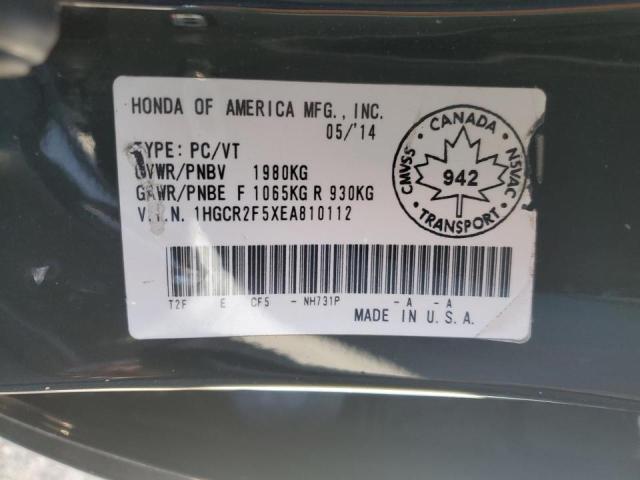 2014 HONDA ACCORD SPO - 1HGCR2F5XEA810112