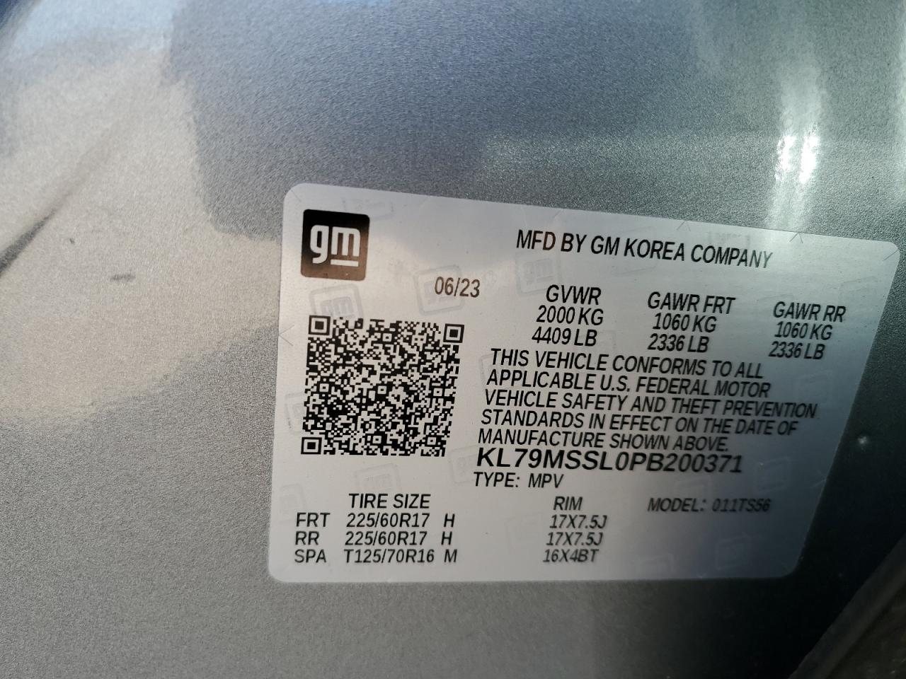 CHEVROLET TRAILBLAZER ACTIV