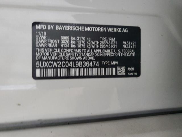 2020 BMW X7 XDRIVE4 - 5UXCW2C04L9B36474