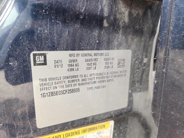 2012 CHEVROLET MALIBU LS - 1G1ZB5E03CF258806