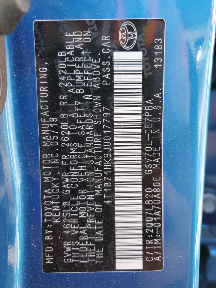 Lot #3302799891 2018 TOYOTA CAMRY XSE