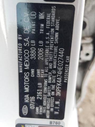 2017 KIA FORTE LX - 3KPFK4A74HE027440