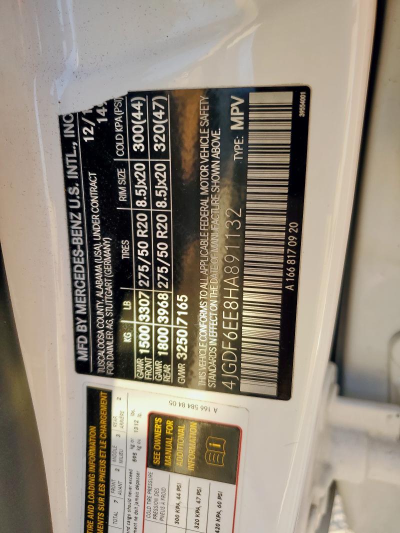 2017 MERCEDES-BENZ GLS 450 4MATIC #3284892939