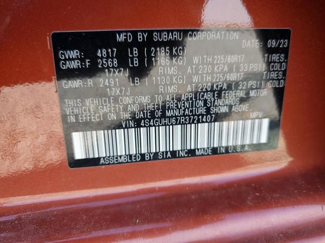 2024 SUBARU CROSSTREK - 4S4GUHU67R3721407