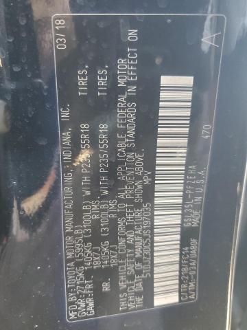 2018 TOYOTA SIENNA LE - 5TDJZ3DC5JS197035