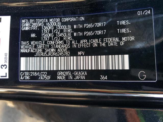 2024 TOYOTA 4RUNNER SR JTERU5JR2R6245782