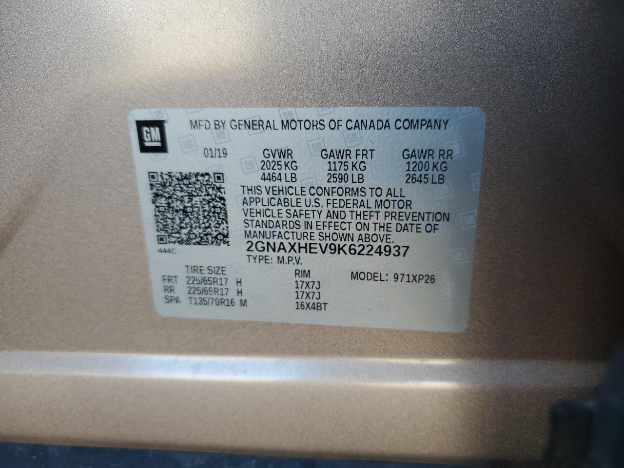 CHEVROLET EQUINOX LS