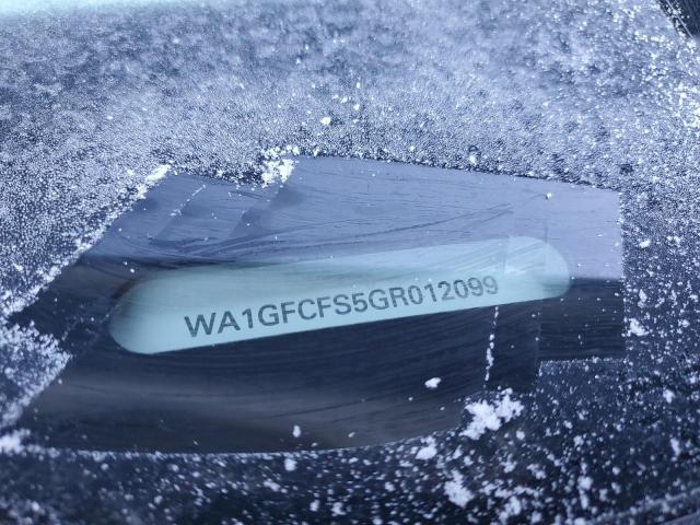 2016 AUDI Q3 PRESTIG WA1GFCFS5GR012099