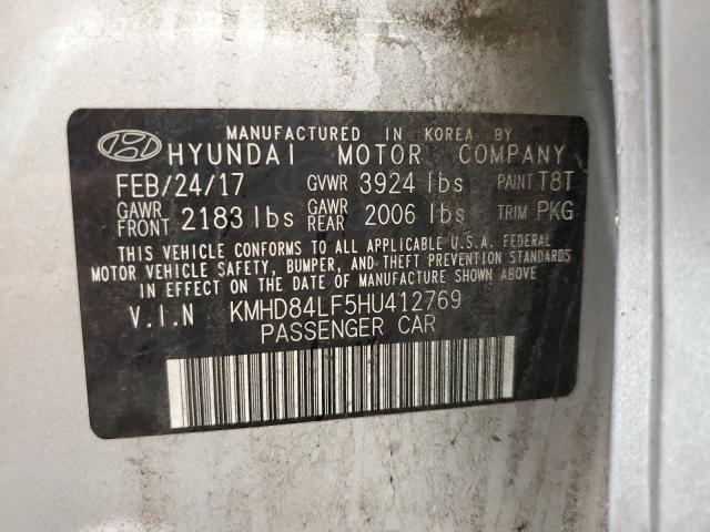 2017 HYUNDAI ELANTRA SE #3287497993