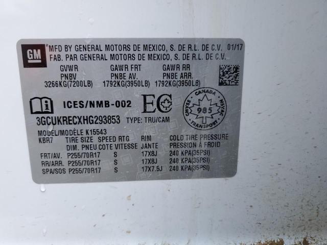 2017 CHEVROLET SILVERADO #3294472536