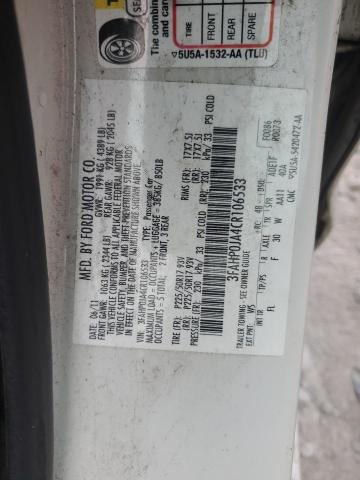 2012 FORD FUSION SEL - 3FAHP0JA4CR106533
