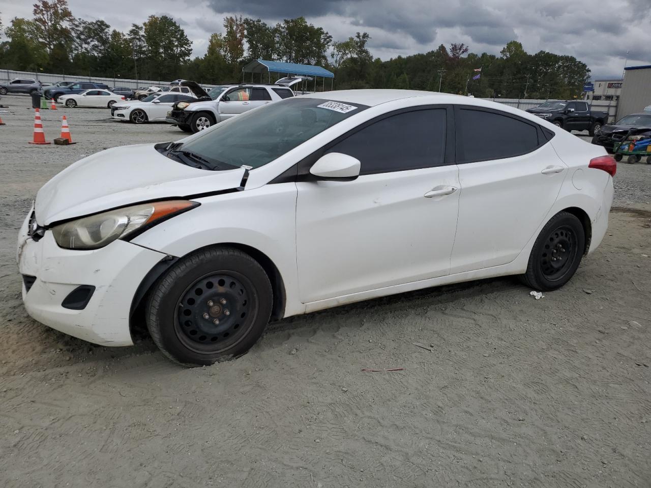 Lot #3291253954 2012 HYUNDAI ELANTRA GLS