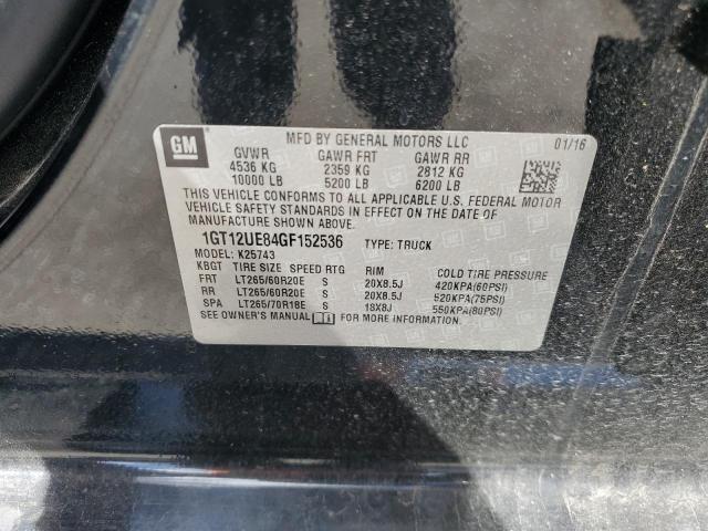 2016 GMC SIERRA K25 1GT12UE84GF152536