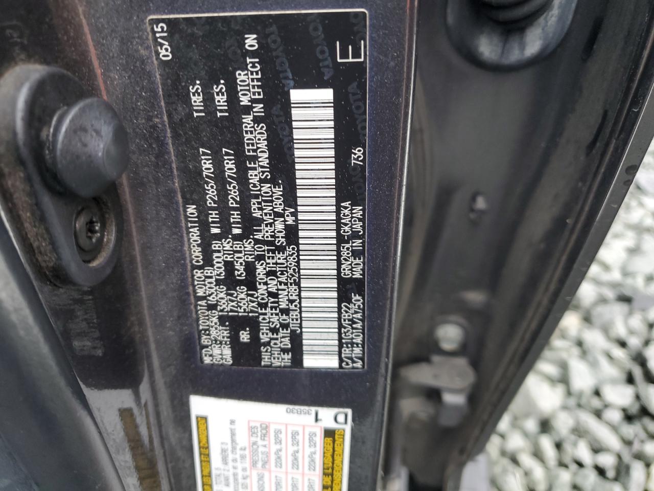 TOYOTA 4RUNNER SR5/SR5 PREMIUM