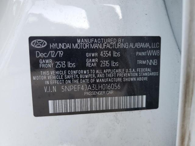 2020 HYUNDAI SONATA SEL - 5NPEF4JA3LH016056