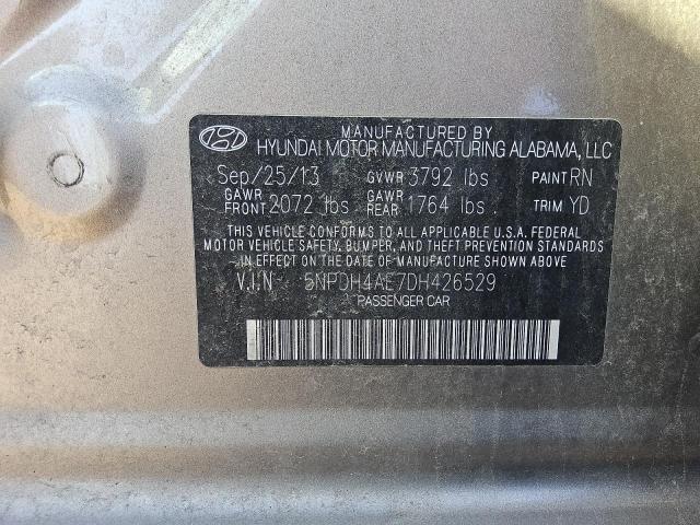 2013 HYUNDAI ELANTRA GL #3305319311