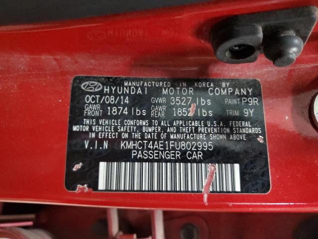 2015 HYUNDAI ACCENT GLS - KMHCT4AE1FU802995