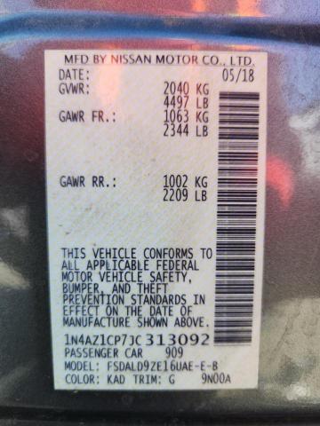 2018 NISSAN LEAF S #3284854524