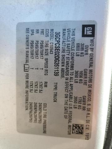 2013 CHEVROLET SILVERADO - 3GCPCSE02DG261139