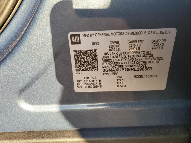 2024 CHEVROLET EQUINOX LT - 3GNAXUEG6RL196580