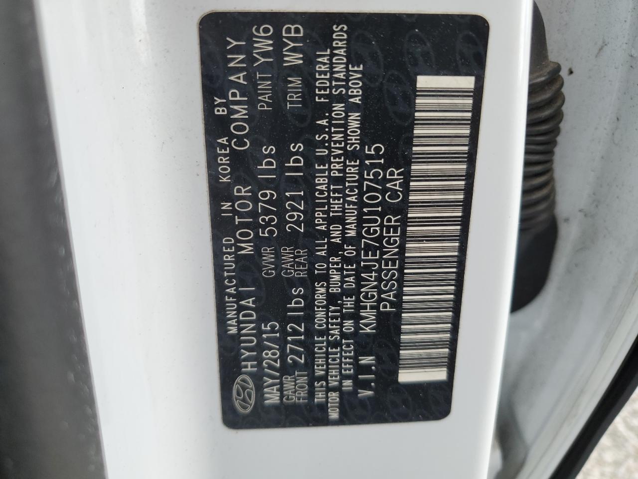 HYUNDAI GENESIS 3.8L