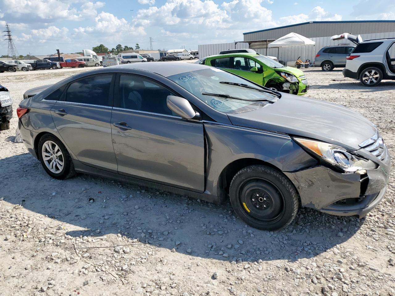 Lot #3260380568 2013 HYUNDAI SONATA GLS
