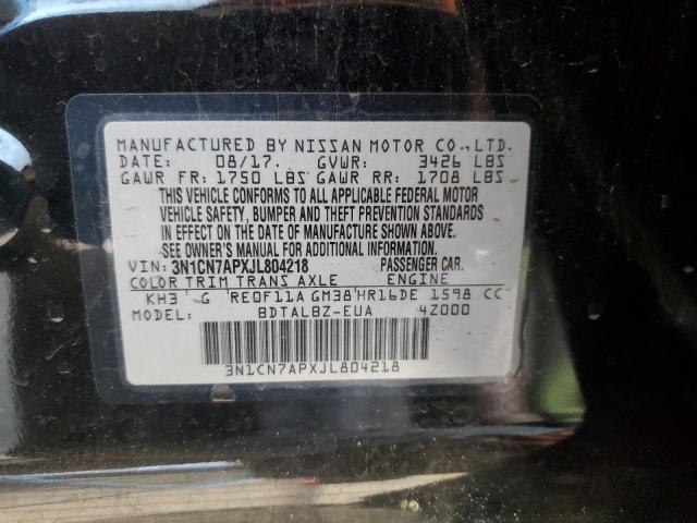 2018 NISSAN VERSA S - 3N1CN7APXJL804218