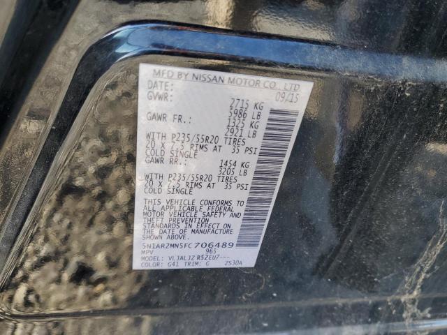 2015 NISSAN PATHFINDER #3294406520