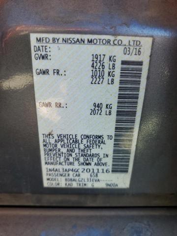 2016 NISSAN ALTIMA 2.5 - 1N4AL3AP4GC201116