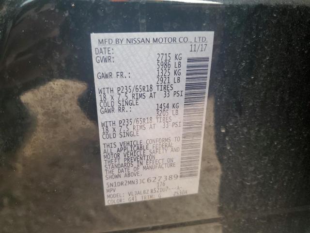 2018 NISSAN PATHFINDER S - 5N1DR2MN3JC627389