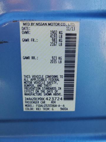 2013 NISSAN LEAF S - 1N4AZ0CP0DC423724