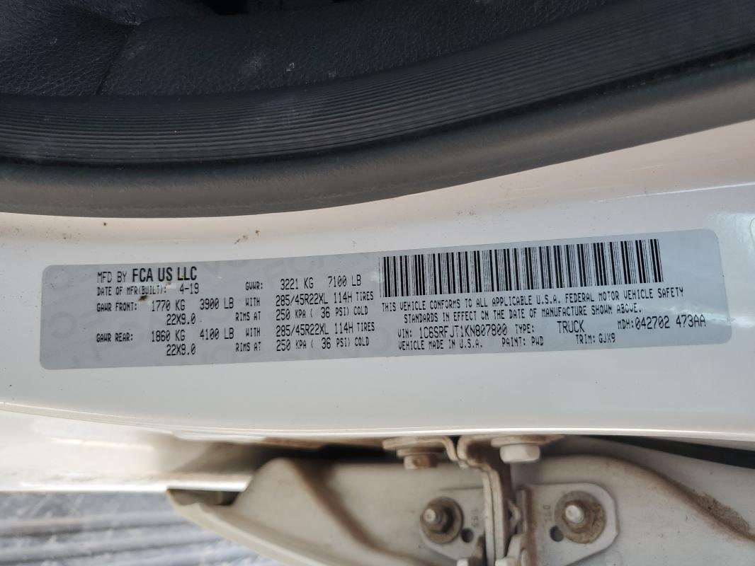 2019 RAM 1500 LARAM #3278543928