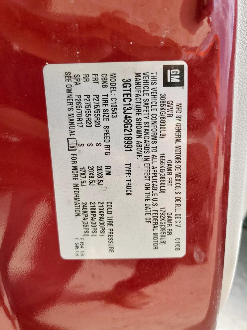 2008 GMC SIERRA C15 #3277024166