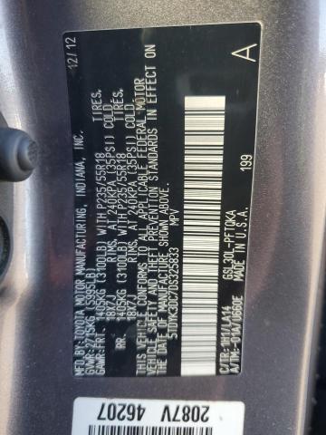 2013 TOYOTA SIENNA XLE - 5TDYK3DC7DS325833