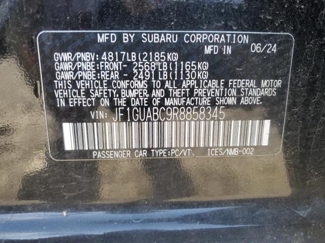 2024 SUBARU IMPREZA JF1GUABC9R8858345