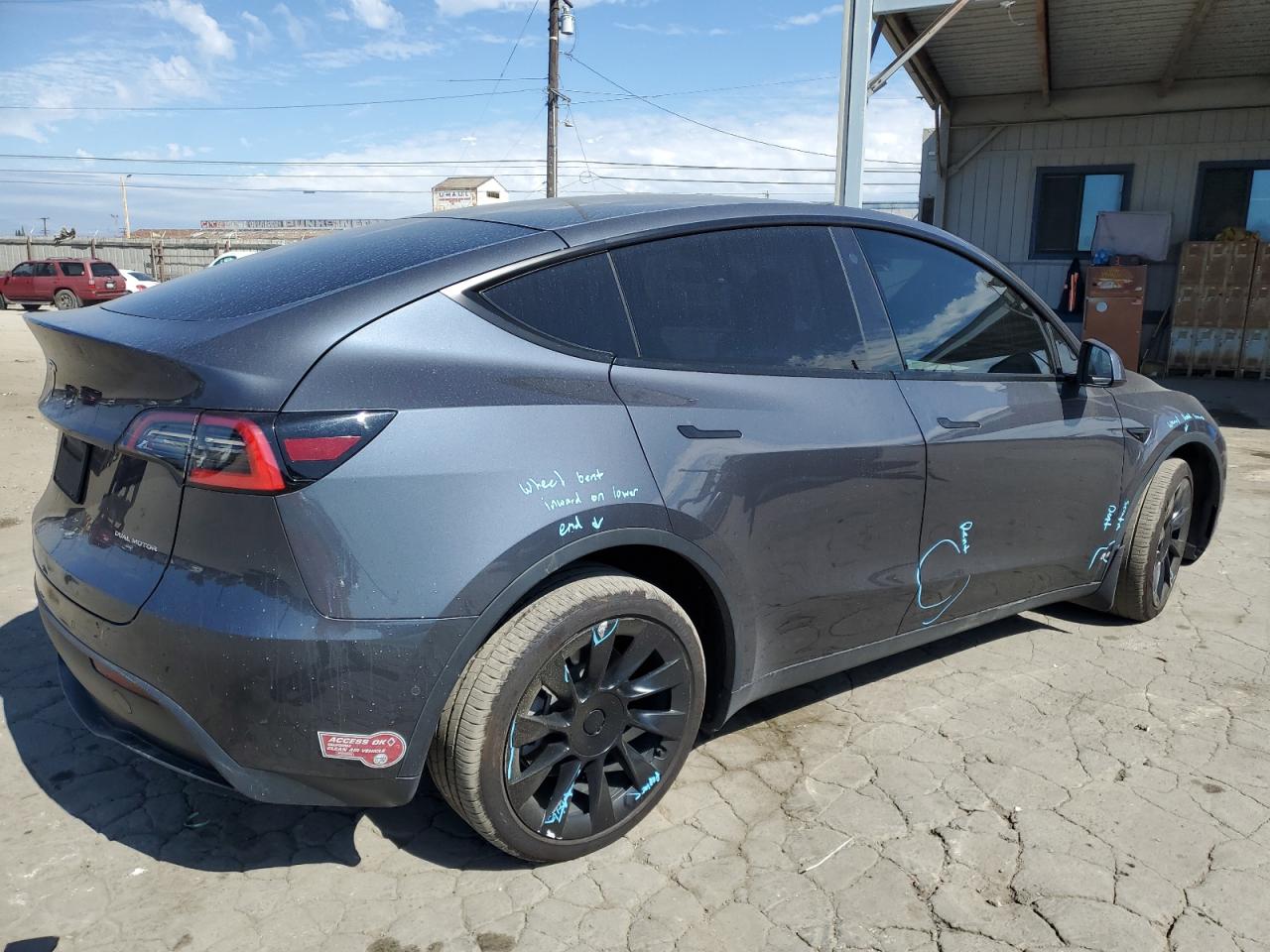 Lot #3301732329 2021 TESLA MODEL Y