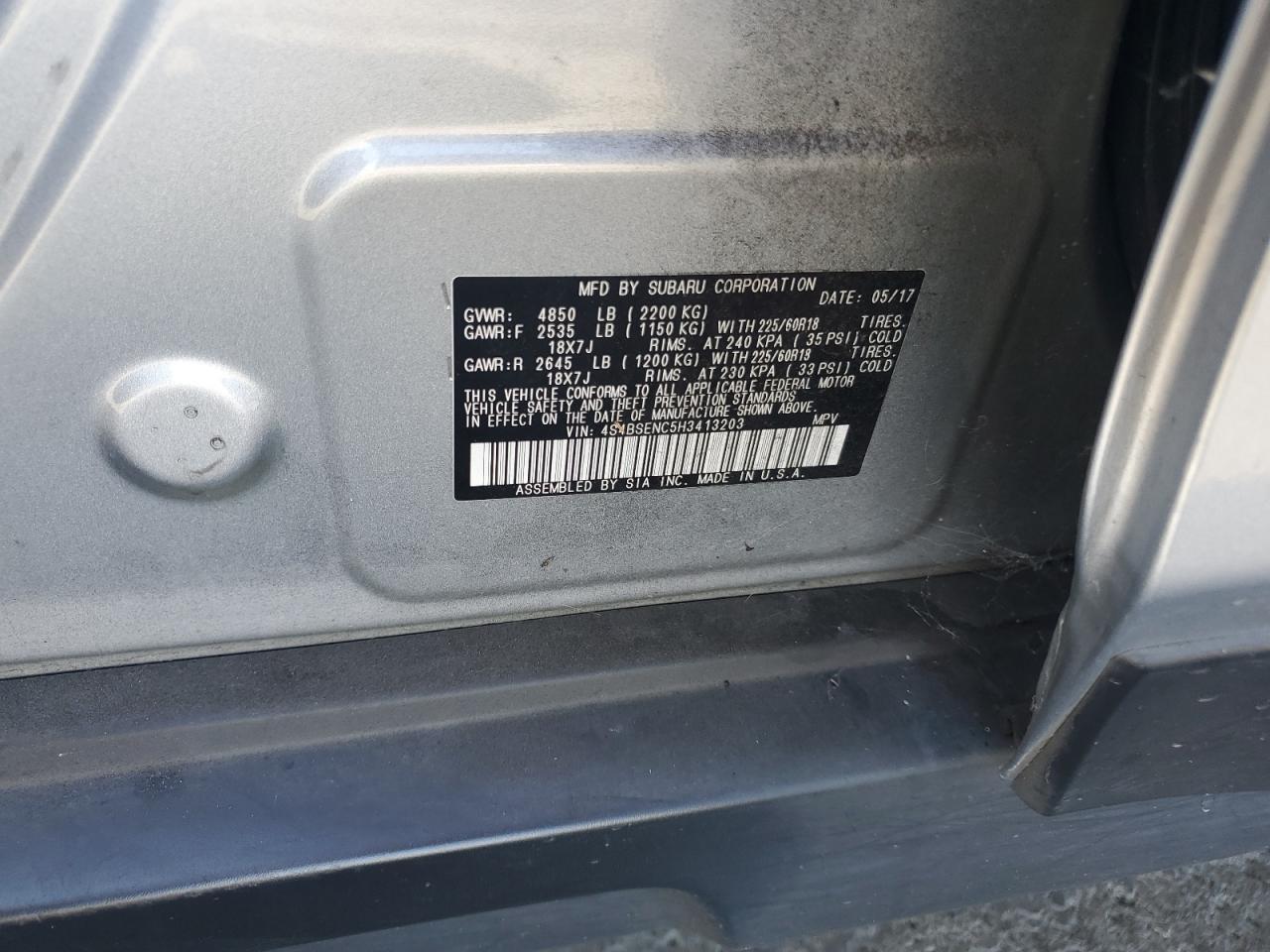 SUBARU OUTBACK 3.6R LIMITED