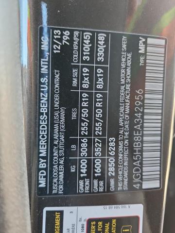 2014 MERCEDES-BENZ ML 350 4MA #3304874540