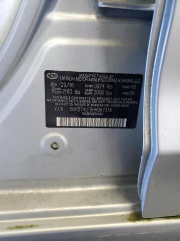 2017 HYUNDAI ELANTRA SE 5NPD74LF8HH067318