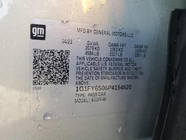 2023 CHEVROLET BOLT EUV L 1G1FY6S06P4154520