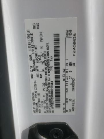 2019 FORD F150 SUPER CAB 1FTEX1E57KKD18684