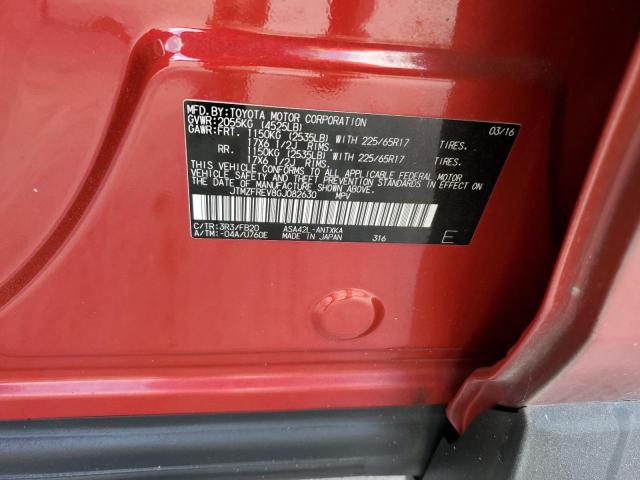 2016 TOYOTA RAV4 LE JTMZFREV8GJ082630