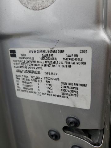 2004 ISUZU ASCENDER S #3301834343