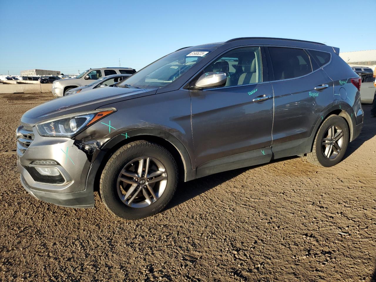 Lot #3318910921 2017 HYUNDAI SANTA FE SPORT