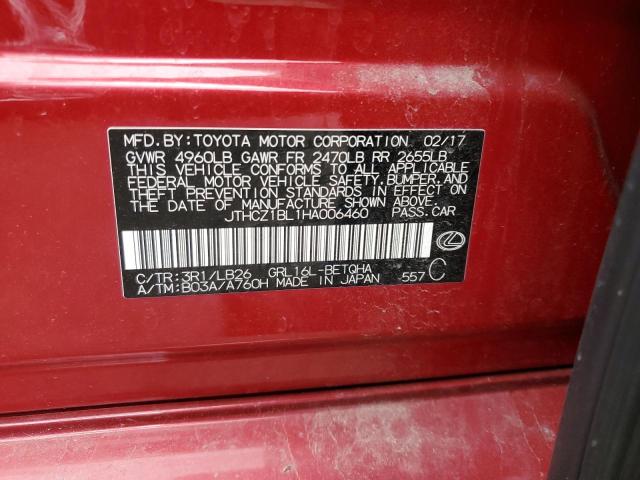 2017 LEXUS GS 350 BAS - JTHCZ1BL1HA006460