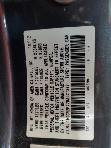 2013 HONDA ACCORD EX - 1HGCR2F77DA027362