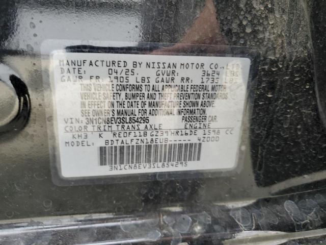 2025 NISSAN VERSA SV 3N1CN8EV3SL854295