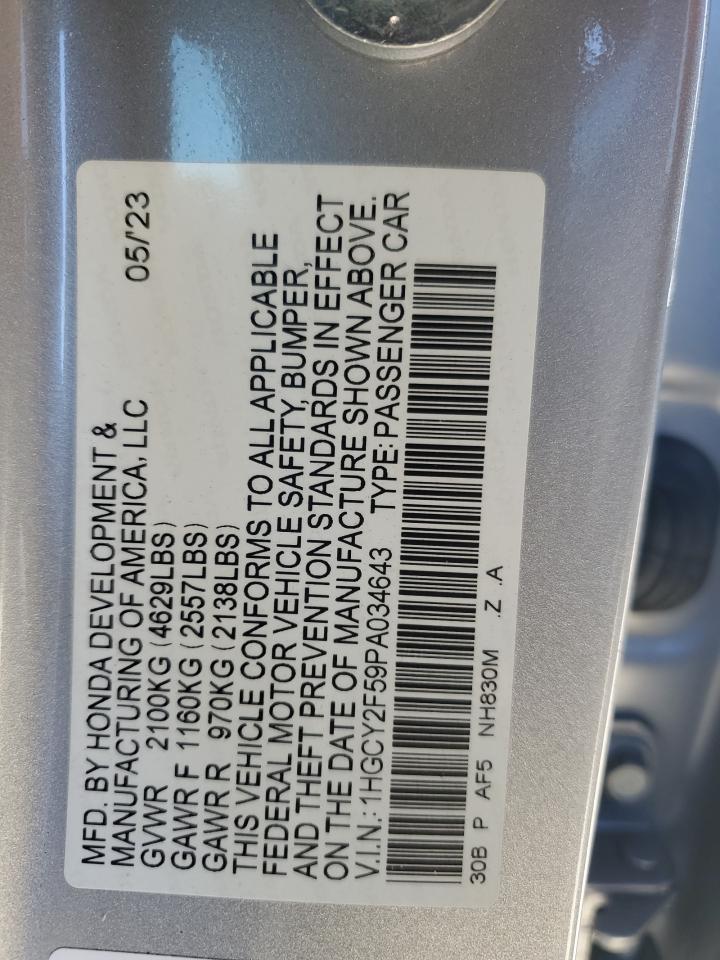 HONDA ACCORD HYBRID SPORT