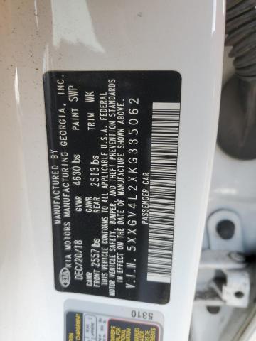 2019 KIA OPTIMA SXL 5XXGV4L2XKG335062